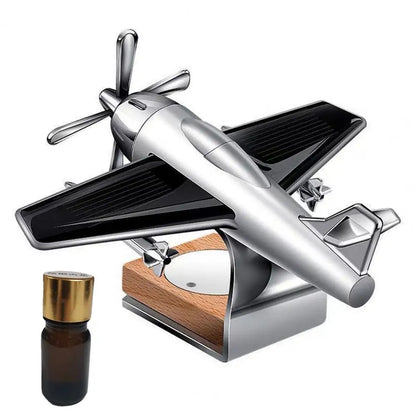 2x Solar Powered Airplane Essential Oil Diffusers